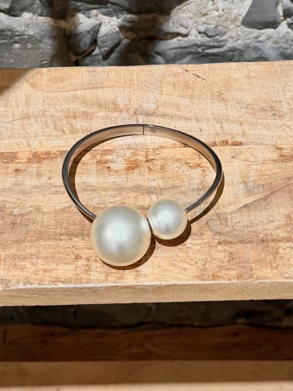 Chanel 2014 Oversized Faux Pearls Choker Necklace